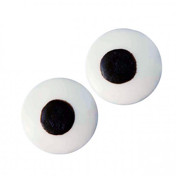 Захарна декорация - "Очи 19мм" - 2 броя Захарна декорация - "Очи 19мм" - 2 броя